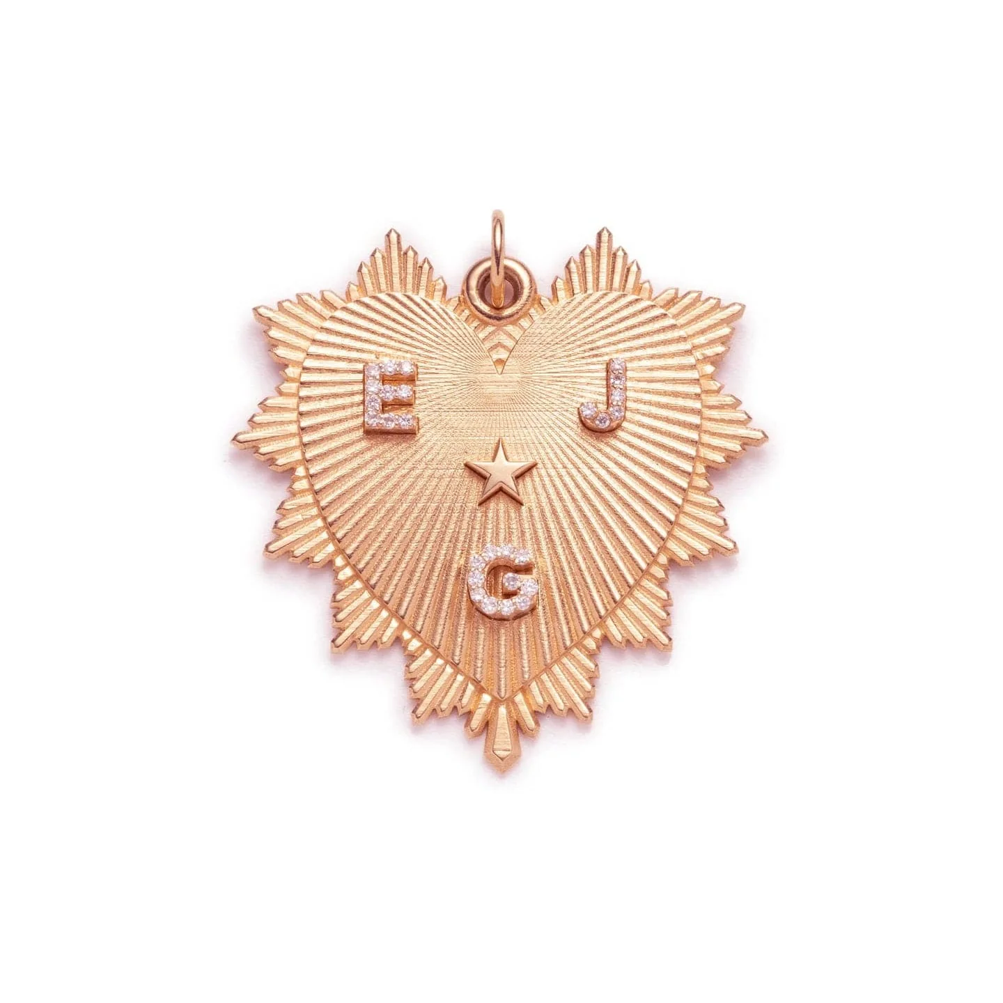 Personalized - True Love | Custom Heart Love Token Oversized Medallion | Diamonds, Rose Gold - Image 7