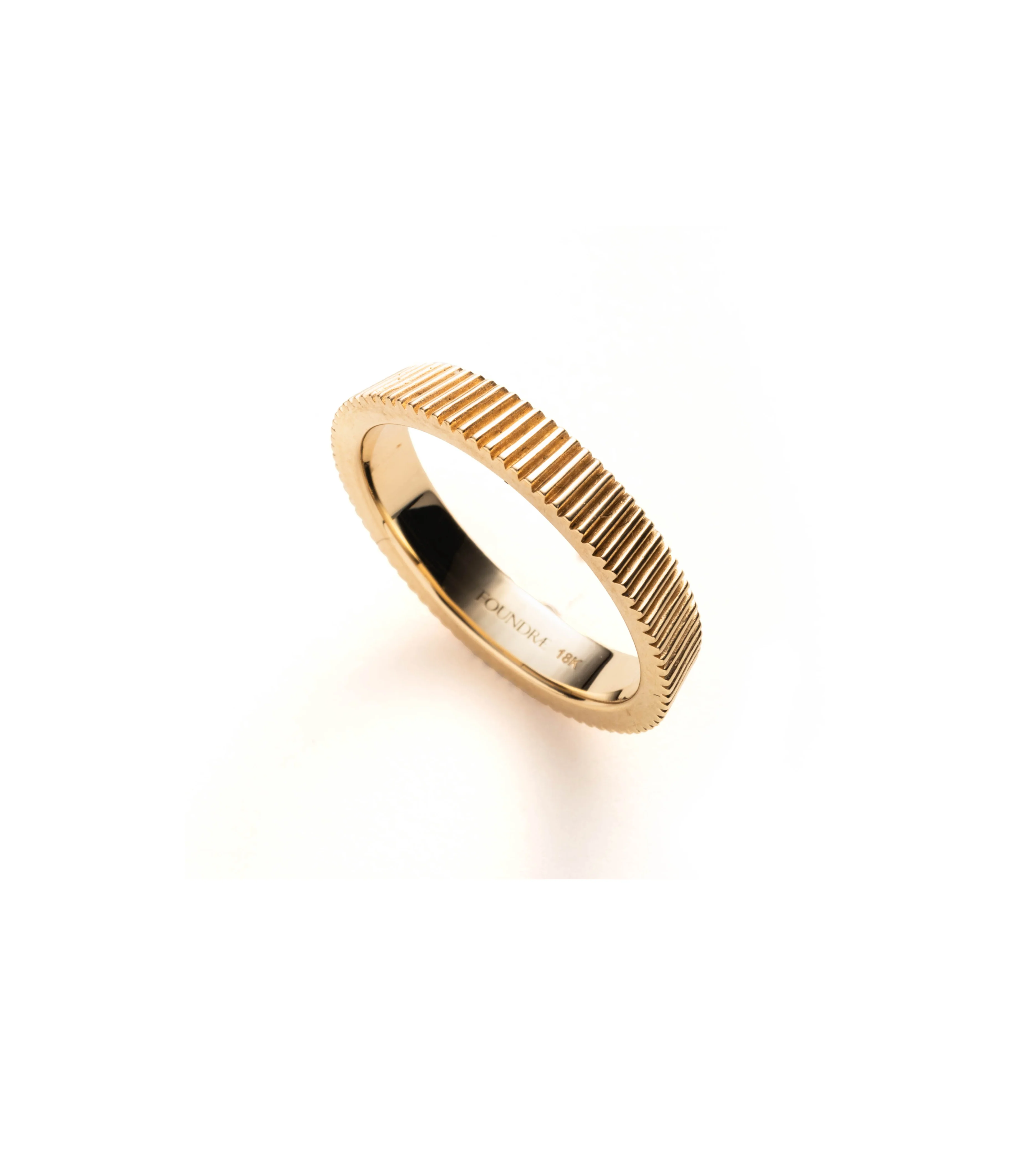 True Love | Radiating Bookend Band | Yellow Gold - Image 4